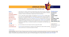 Desktop Screenshot of joshuastein.com